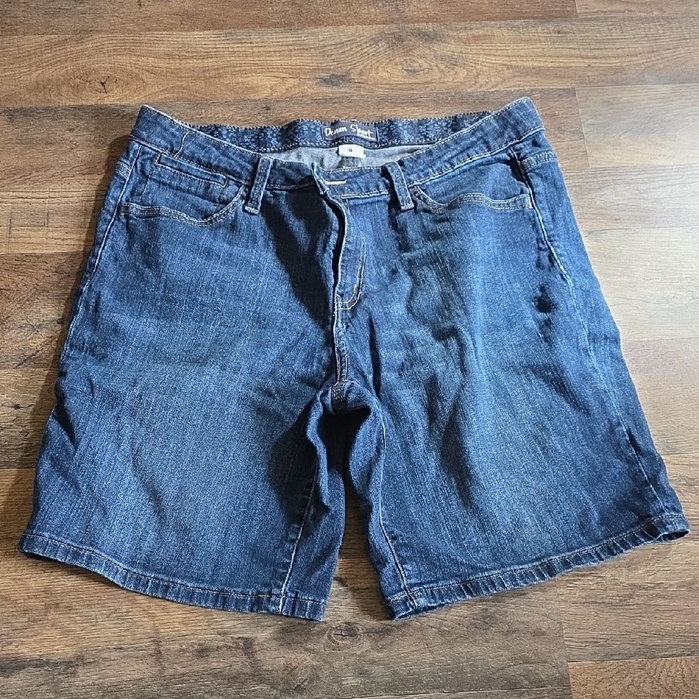 St. John's Bay Women's Blue Jean Shorts